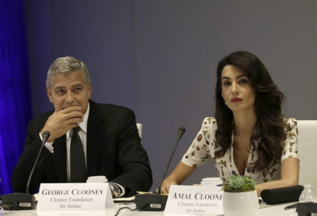 George y Amal Clooney trabaja a diario en la Fundación Clooney por la Justicia.