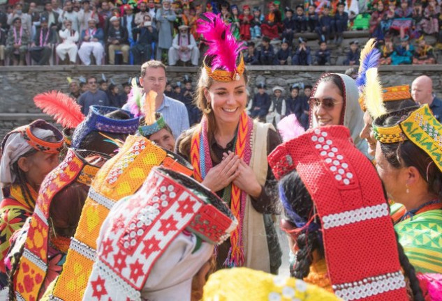 Kate disfrutó muchísimo de su visita a las comunidades de las montañas de Pakistán.