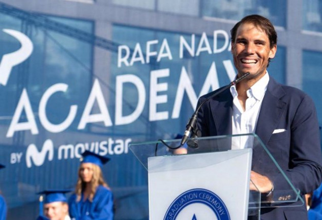 Rafa apuesta por su academia de tenis de Manacor para seguir muchos años vinculados a ese deporte.