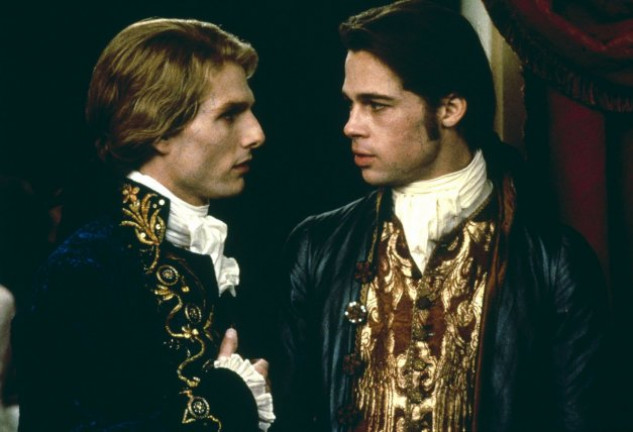 El actor Tom Cruise daba vida a Lestat de Lioncourt y Brad Pitt a Louis de Point du Lac.