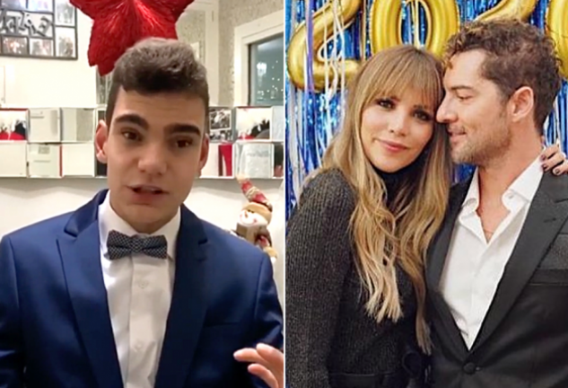 Adrián Martín ha mandado una emotiva felicitación a todos sus seguidores. David Bisbal y Rosanna Zanetti han compartido esta bonita imagen juntos.