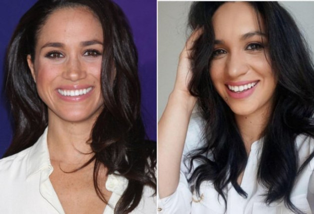 La doble de Meghan tiene 32 años, seis menos que la mujer de Harry.