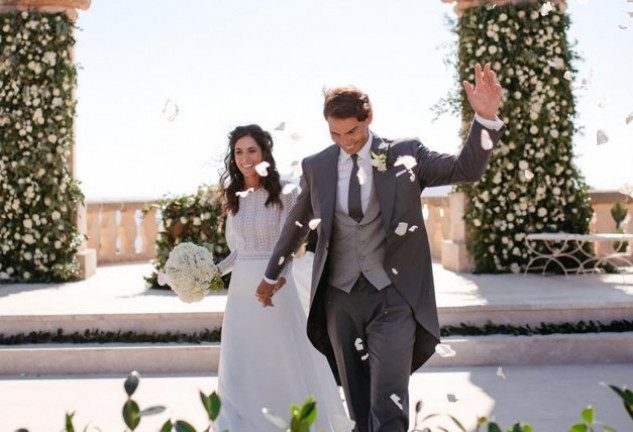 El tenista Rafa Nadal y Mery Perelló se casaron el 19 de octubre de 2019.