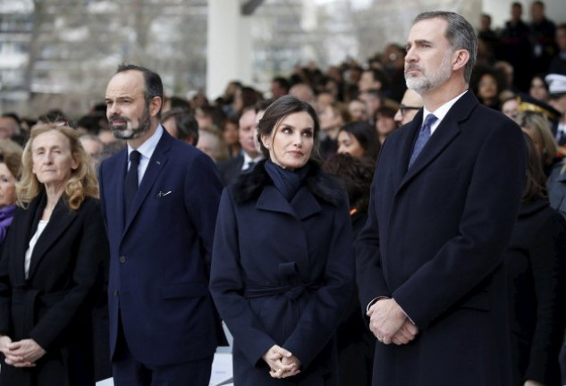 Felipe y Letizia estuvieron en París el pasado 11 de marzo, invitados por el presidente Emmanuel Macron.