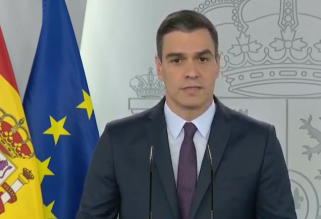 Pedro Sánchez en Rueda de Prensa