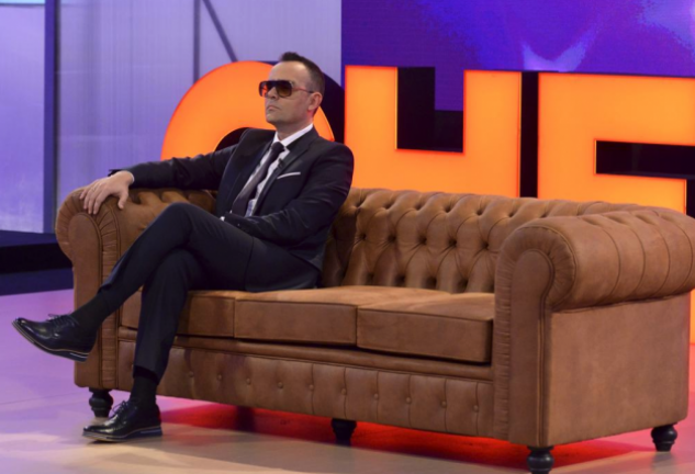 Risto Mejide en el plató de Viajando con Chester