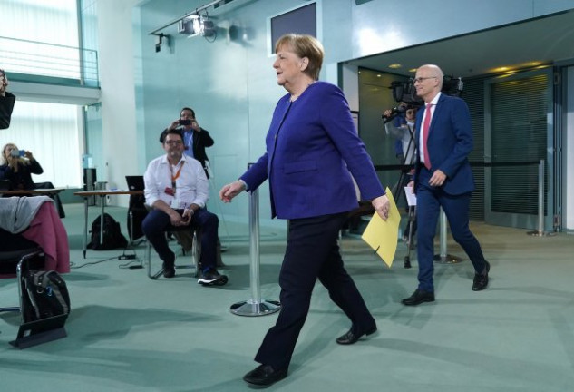 Angela Merkel, la lider alemana, ha visto cómo aumentaba su popularidad tras el éxito de su gestión de la crisis.