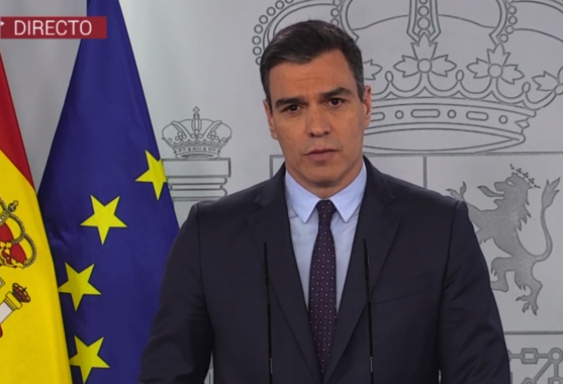 Pedro Sánchez ha comparecido en rueda de prensa este medio día