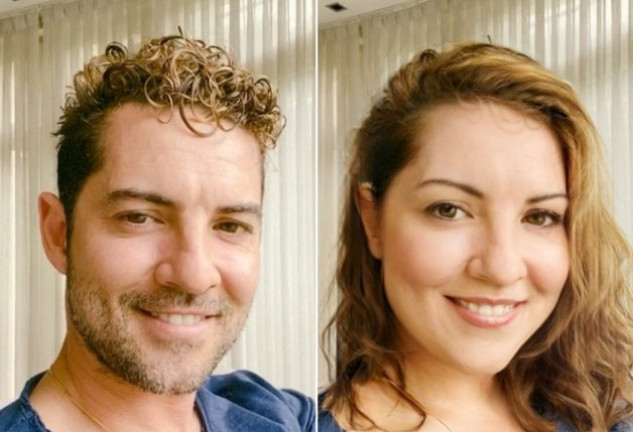 David Bisbal esta guapo como mujer, pero, sin sus rizos tipo muelle, no parece Bisbal.