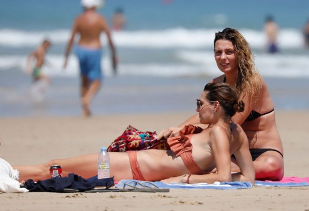 Eugenia y Alejandra, disfrutaron del tiempo juntas en la costa de Cádiz.