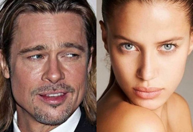 Brad Pitt y su nueva novia, Niole Potulraski, casada con el empresario Roland Mary.