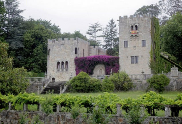 Fachada de El Pazo de Meirás.