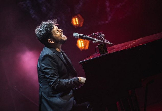 Pablo López durante un concierto en el Festival Starlite (Marbella).