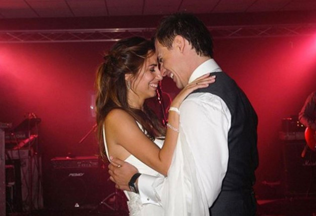 Imagen compartida por Almudena Cid del día de su boda con Christian Gálvez en 2010.