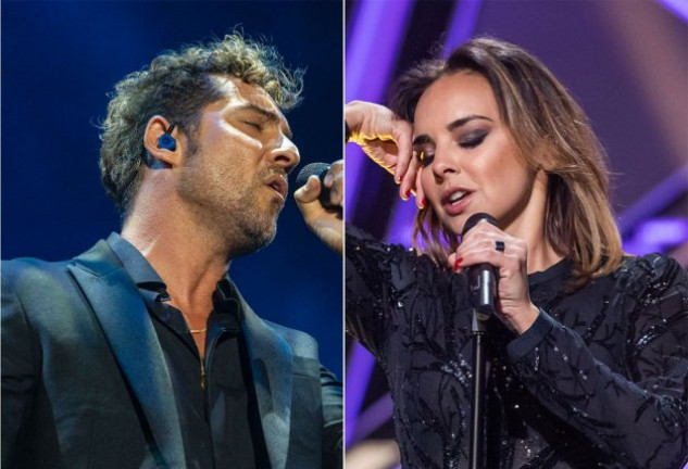 David Bisbal y Chenoa participaron en la primera edición de Operación Triunfo.