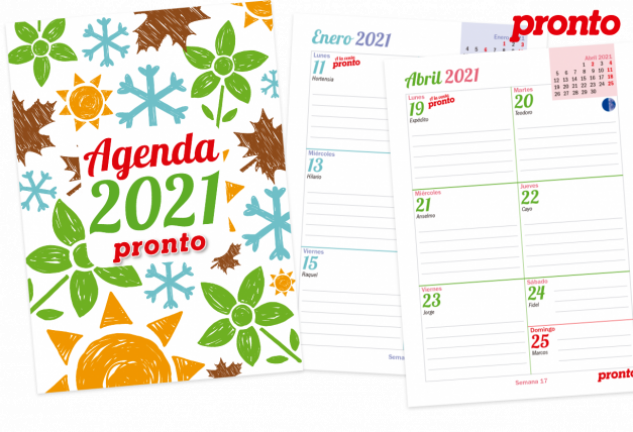 Pronto te regala esta práctica agenda.