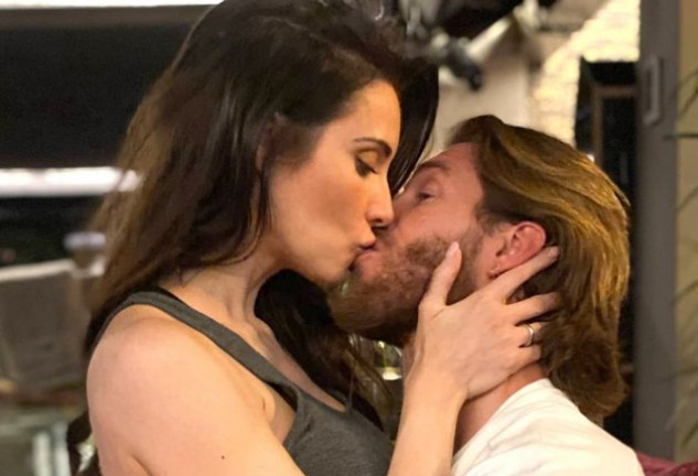 Sergio Ramos y Pilar Rubio en una de sus muchas demostraciones de amor en público.