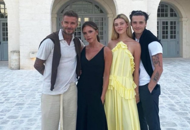 Nicola ha sido muy bien recibida en la familia Beckham.