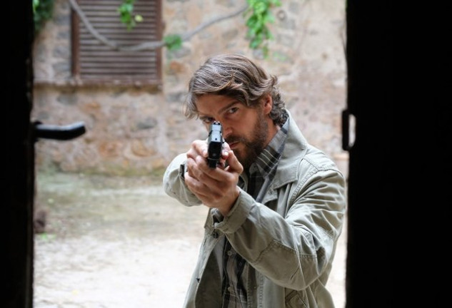 Félix Gómez como el sargento Ernesto Selva, papel que interpreta en la serie «La caza. Tramuntana».