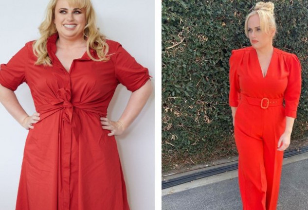 Hay un año y 30 kilos de diferencia entre estas dos imágenes de Rebel Wilson.