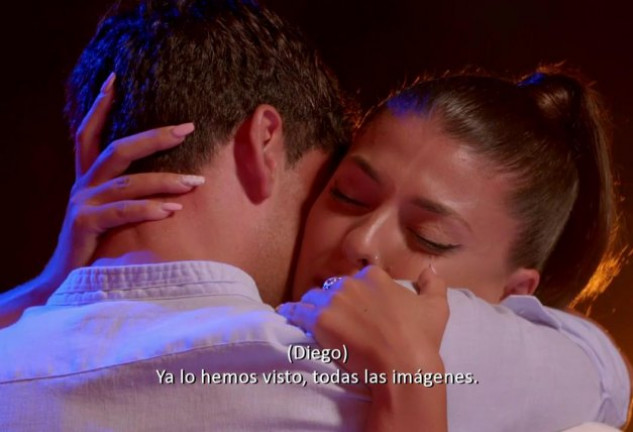 Diego y Lola terminarán su hoguera de confrontación, hoy en 'La isla de las tentaciones'.