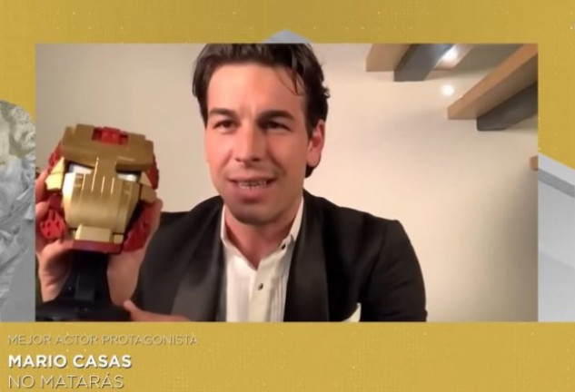Mario Casas ganó su primer Goya por 'No matarás'.
