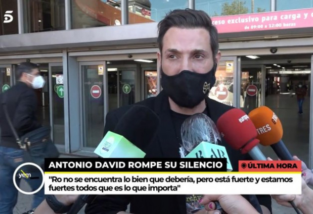 Antonio David ha hablado ante la prensa por primera vez.