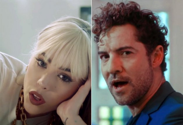 Danna Paola y David Bisbal, juntos en un romántico videoclip.