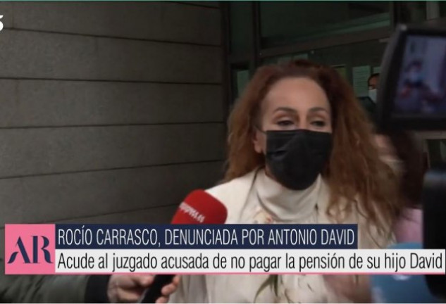 Rocío Carrasco ha acudido al juzgado esta misma mañana.