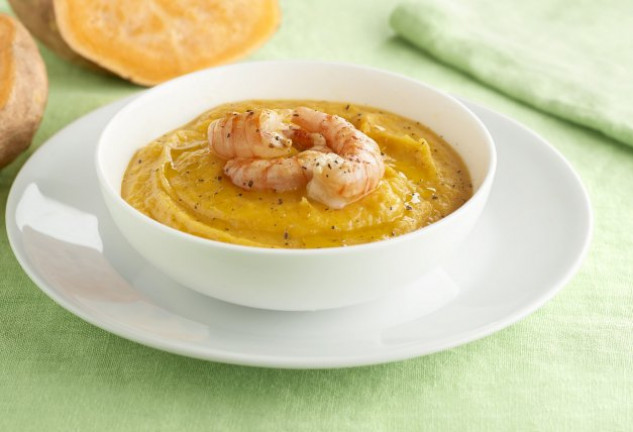 crema-de-calabaza-y-boniato-con-gambitas