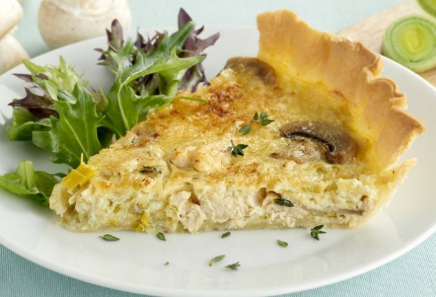 quiche-de-pollo-puerros-y-champin-ones