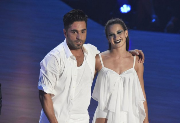 David Bustamante y Yana Olina durante "Bailando con las estrellas".
