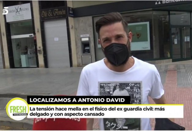 Antonio David ha reaparecido más desmejorado.