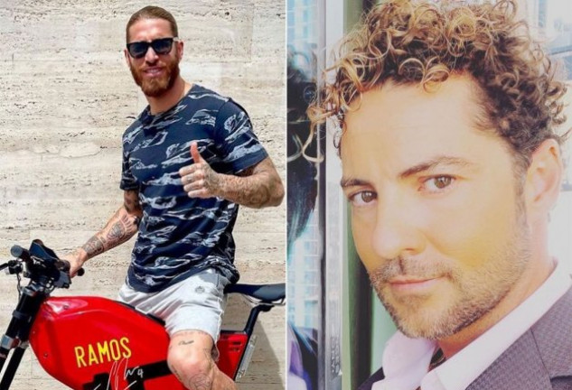 David Bisbal y Sergio Ramos cantaron juntos el tema Wavin' flag, de K'naan.