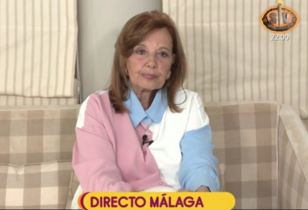 María Teresa Campos, en directo desde su segunda residencia en Málaga, para Sálvame Diario.