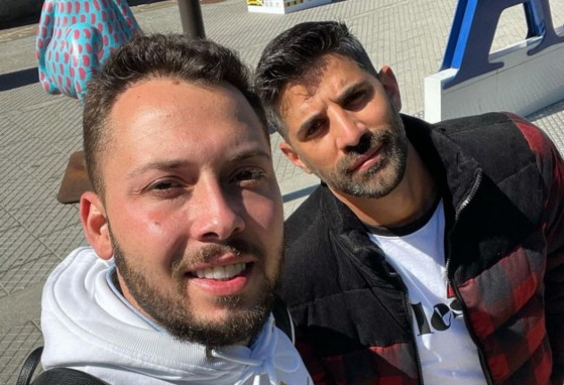 José Antonio Avilés y su ex, Antonio Vega, en una foto de Instagram (@jose_antonio_aviles).