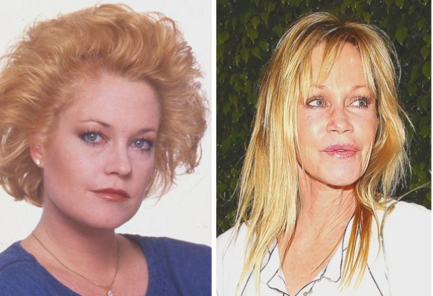 Melanie Griffith, antes y ahora.