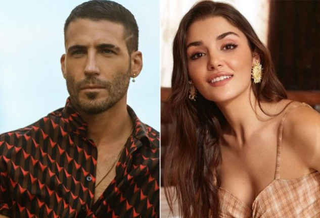 Miguel Ángel Silvestre y Hande Erçel tienen una bonita amistad virtual.