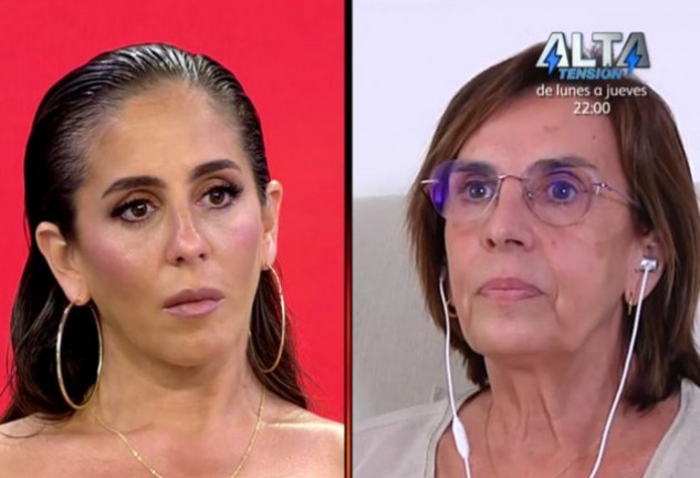 Anabel Pantoja en Sálvame Diario conectando con su madre, Mercedes Bernal, en directo.