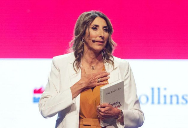 Paz Padilla durante la presentación de "El humor de mi vida".