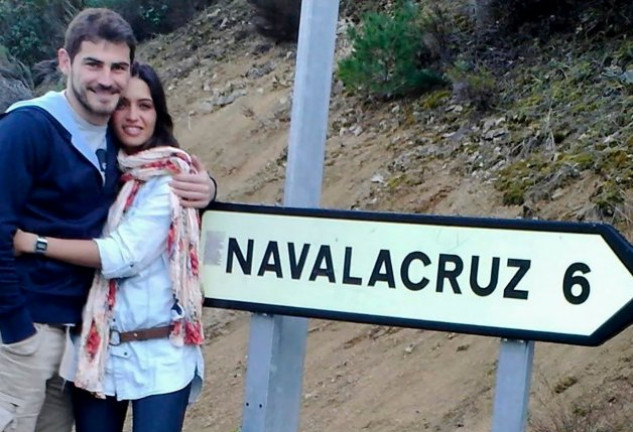 Iker Casillas y Sara Carbonero en una imagen retrospectiva durante sus vacaciones en Navalacruz. 