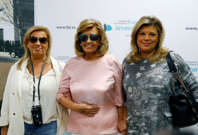 María Teresa y sus hijas, que van a estar muy pendientes de ella en los próximos meses, después de que Bigote haya vuelto a la tele.