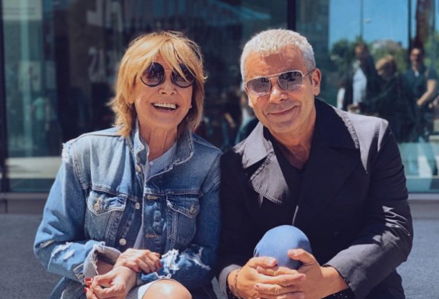 Mila Ximénez y Jorge Javier Vázquez, tras una mañana de teatro (@jorgejaviervazquez).