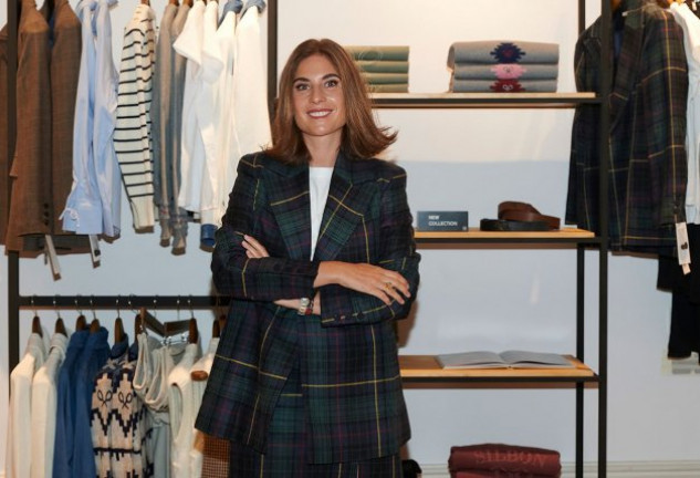 Lourdes viajó a Madrid para presentar una nueva colección.