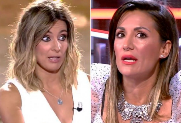 Sandra Barneda y Nagore Robles durante el primer debate de las tentaciones.