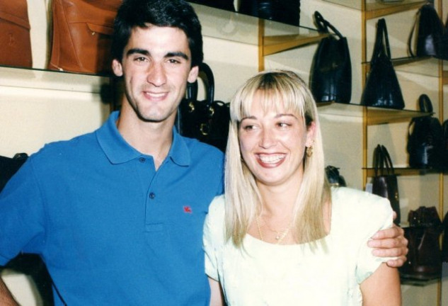 Belén Esteban y Jesulín estuvieron juntos de 1997 al 2000. Aquí, en un momento de su relación, en 1998.