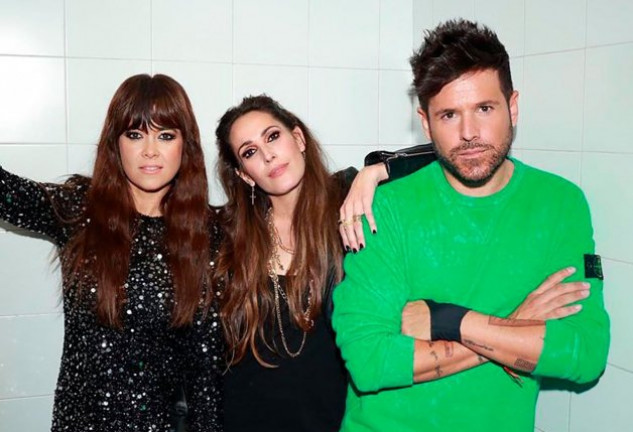 Pablo López, Malú y Vanesa Martín son grandes amigos.