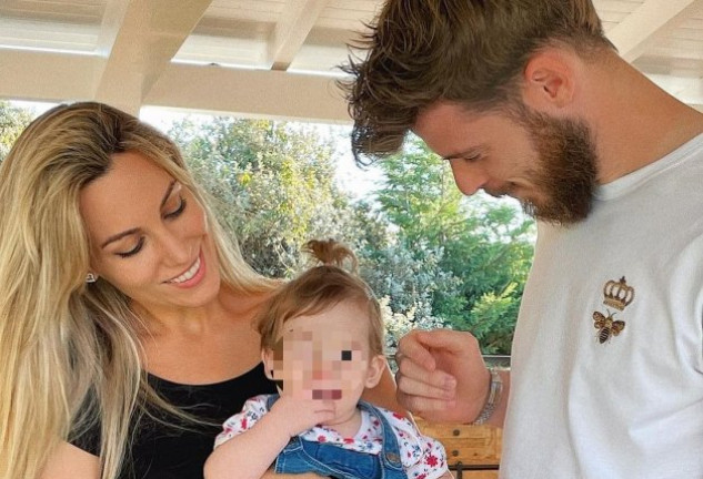 Edurne, David De Gea y Yanay forman una preciosa familia.