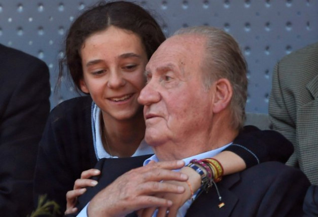 Victoria Federica está muy unida a su abuelo, Juan Carlos I.