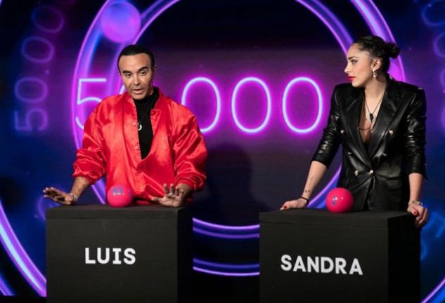 Luis y Sandra, enfrentados esta noche en Secret Story.